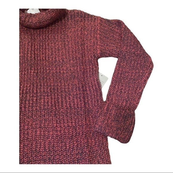 STITCHDROP Women's Statement 2 Tone Roll Neck Sweater Dress in TikTok - Picture 6 of 15